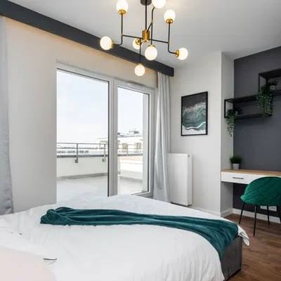 Аренда стильной 3-комнатной квартиры, 60 м², район Praga-Południe, Варшава, Польша